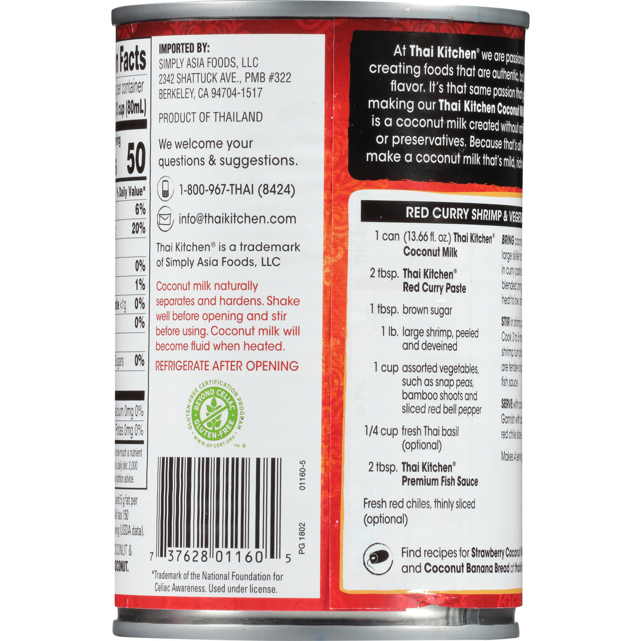 TK PURE COCONT MILK LITE ( 12 X 13.66 OZ ) - Image 9