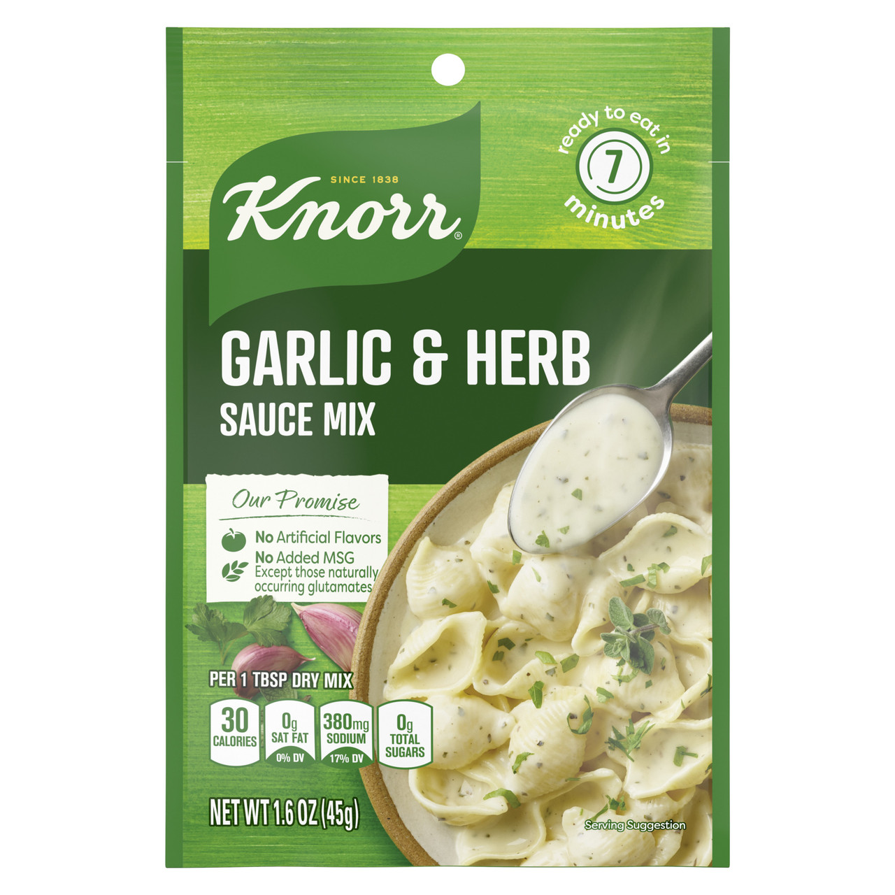Knorr Pasta Sauces Garlic Herb Sauce Mix (12x1.6Oz) - Image 7