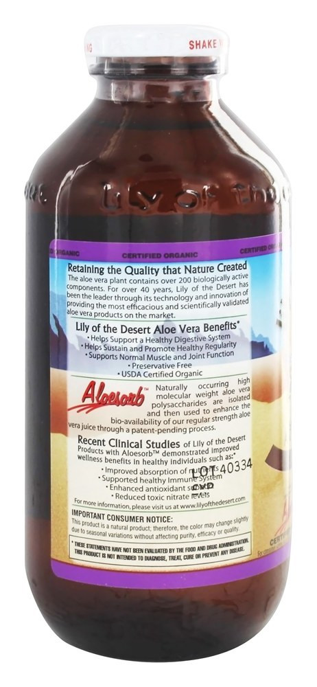 Lily Of The Desert Aloe Vera Juice No Presv (1x16 Oz) - Image 3
