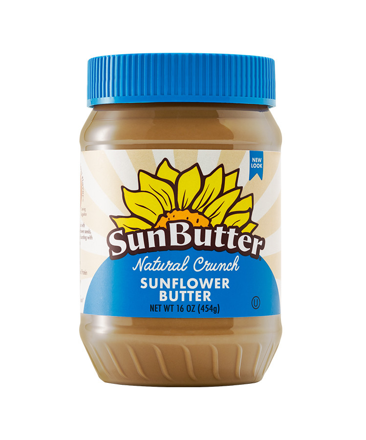 Sunbutter Natural Crunch Sunflower Seed Spread (6x16Oz)