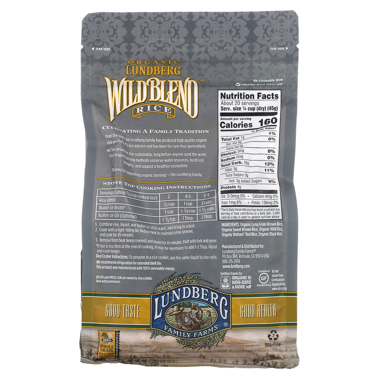 OG2 LUND WILD BLND RCE ( 6 X 2 LB ) - Image 2