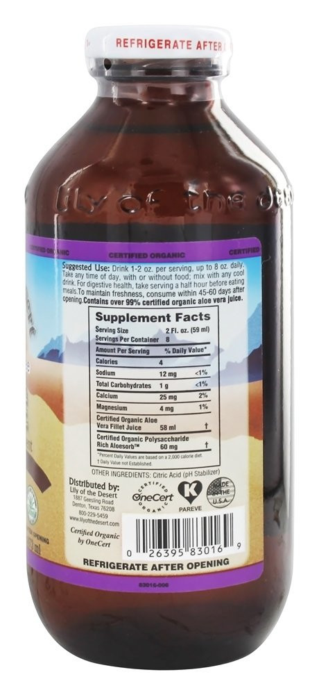 Lily Of The Desert Aloe Vera Juice No Presv (1x16 Oz) - Image 2