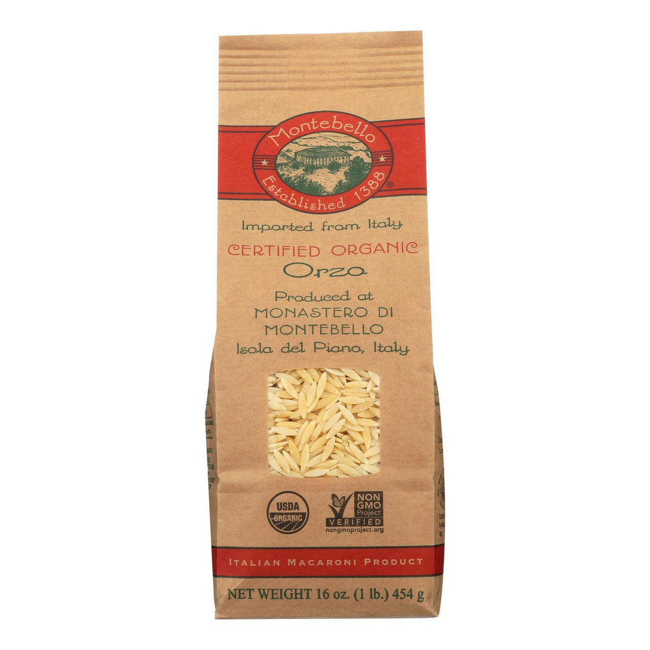 OG2 MONTE ORZO PASTA ( 12 X 1 LB )