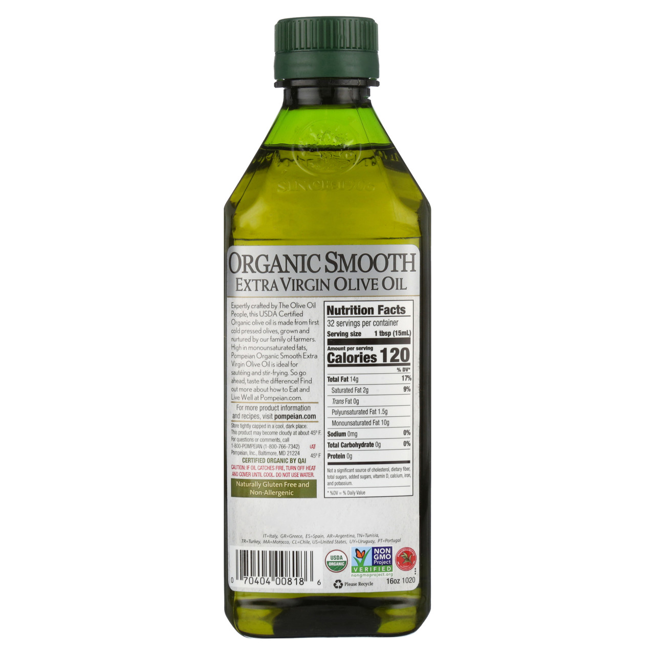 OG2 POMP SMOOTH EVOO ( 6 X 16 OZ ) - Image 12