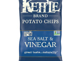 Kettle Chips Salt & Vinegar Potato Chips (15x5 Oz)