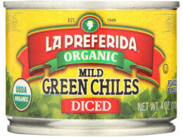 La Preferida Diced Green Mild Chiles (12x4 OZ)