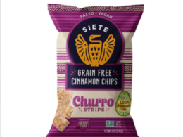SIETE CHURRO STRIPS CINN ( 12 X 5 OZ   )
