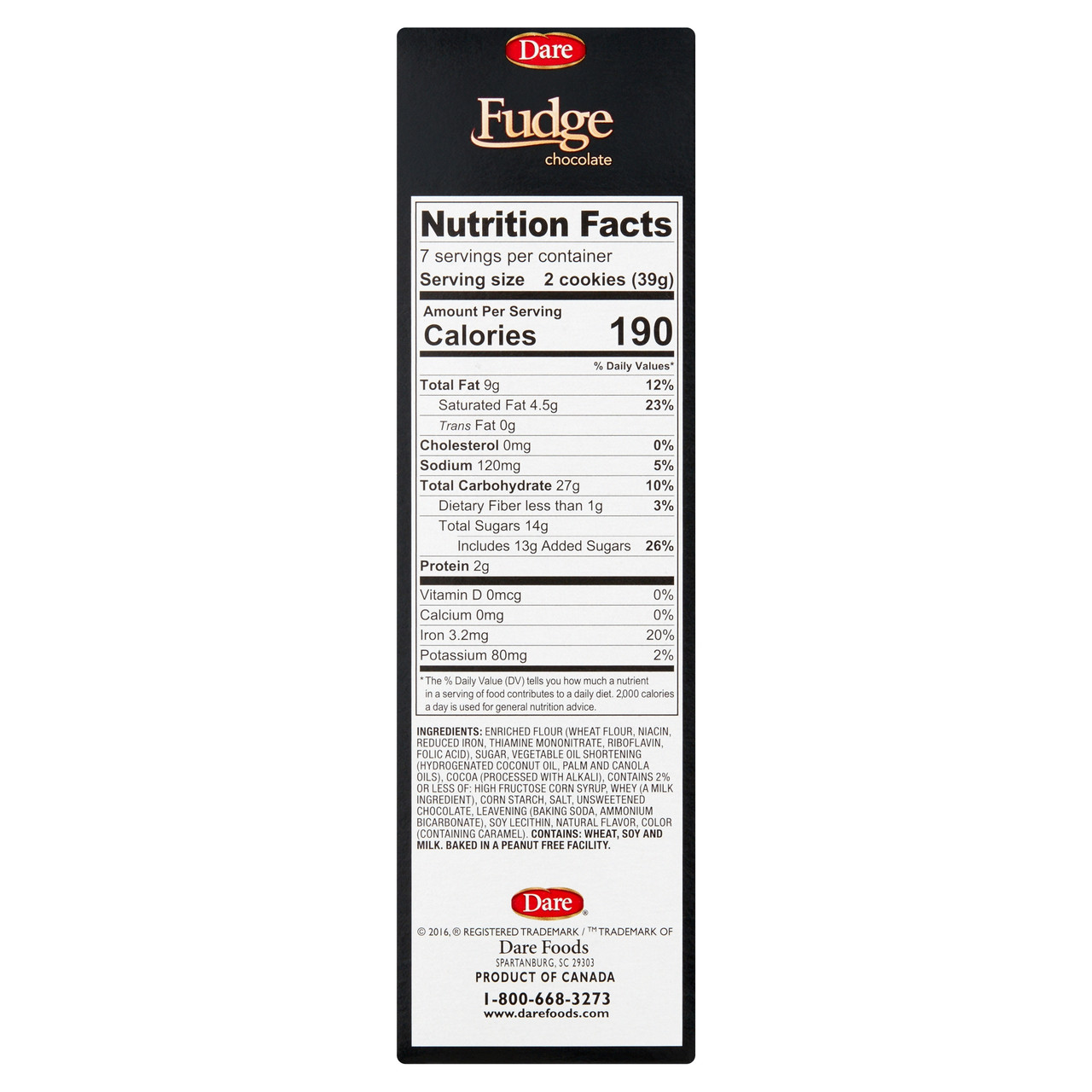 DARE FUDGE CHOCOLATE CKY ( 12 X 10.6 OZ ) - Image 3