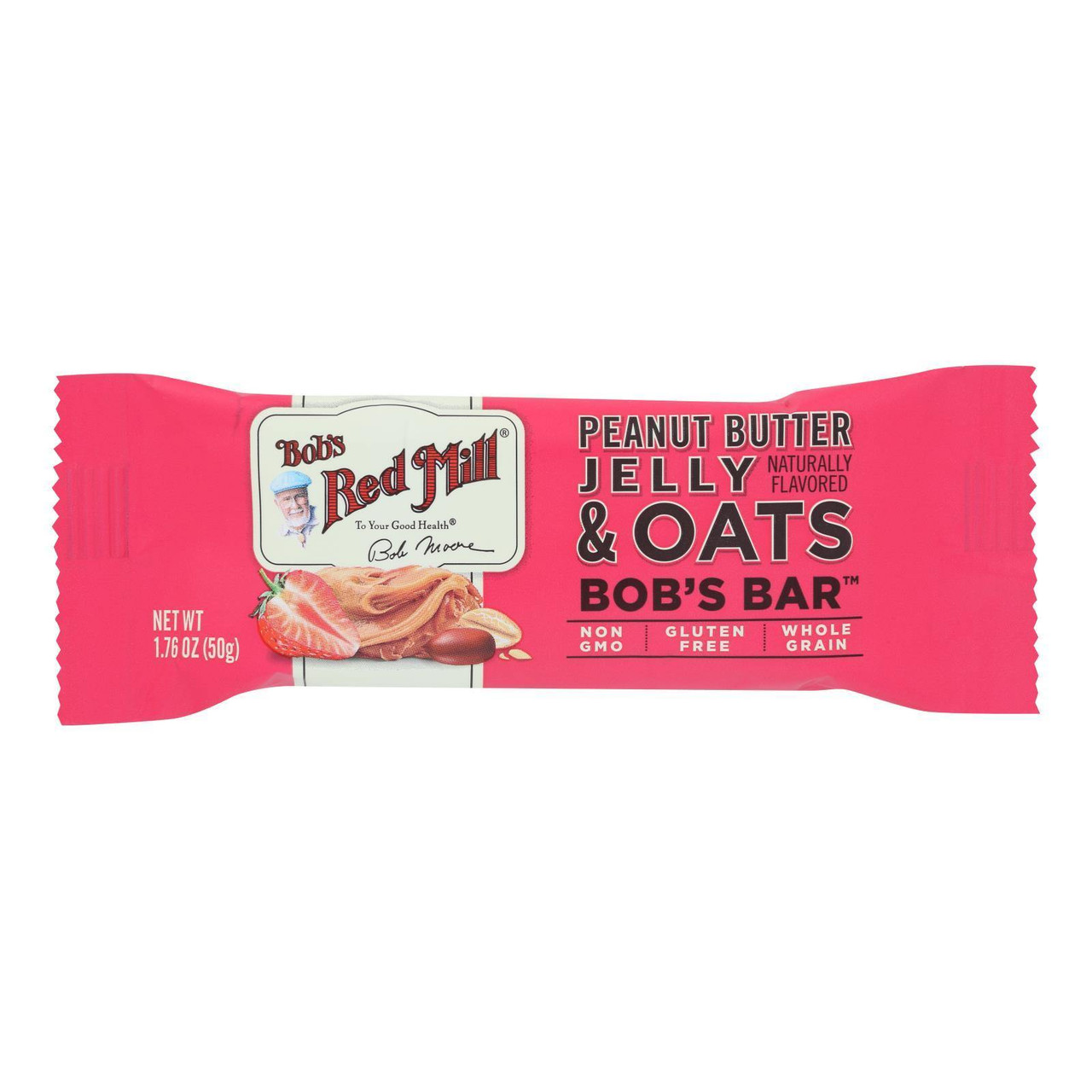 BOBS PNUT BTR JELLY OATS ( 12 X 1.76 OZ )