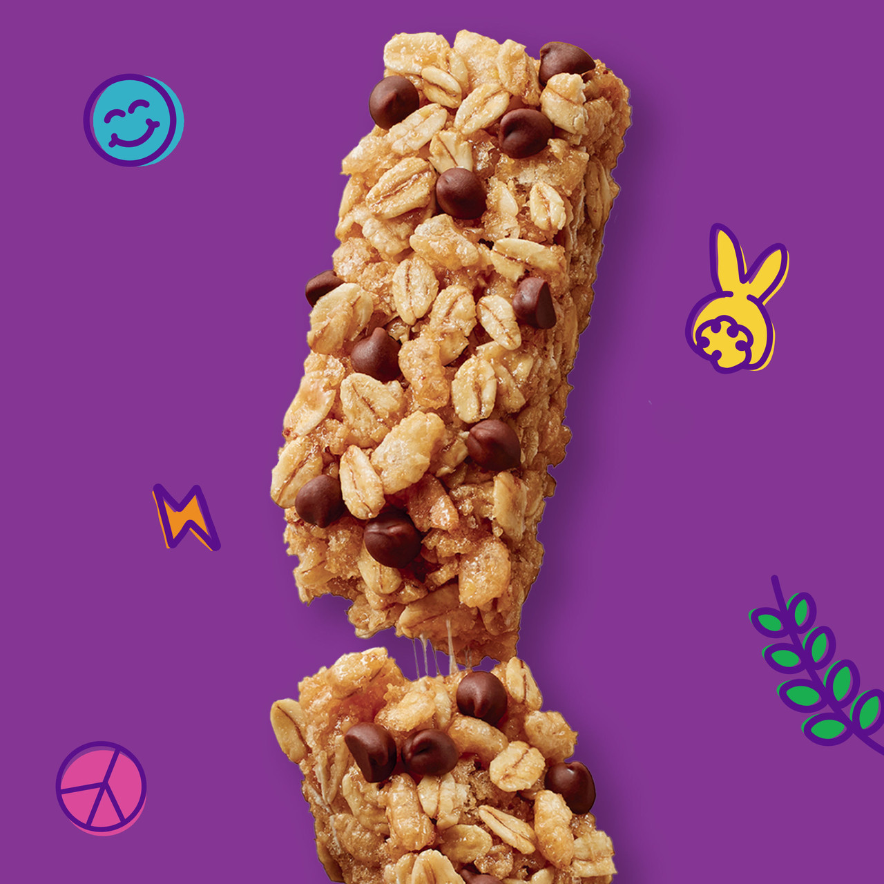 Annie's Chewy Gluten Free Granola Bars Double Chocolate Chip (12x5 PK ) - Image 3