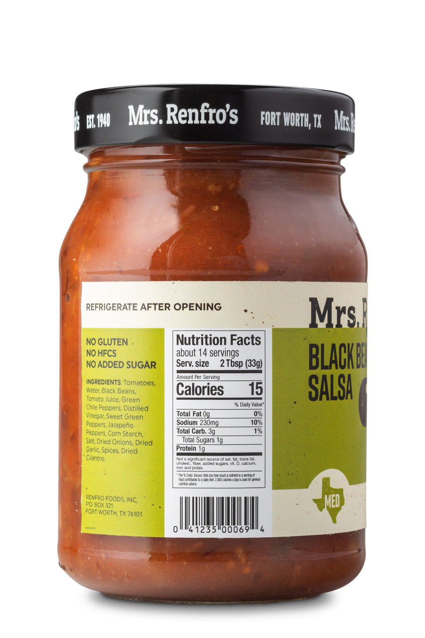 Mrs. Renfro's Black Bean Salsa (6x16Oz) - Image 2