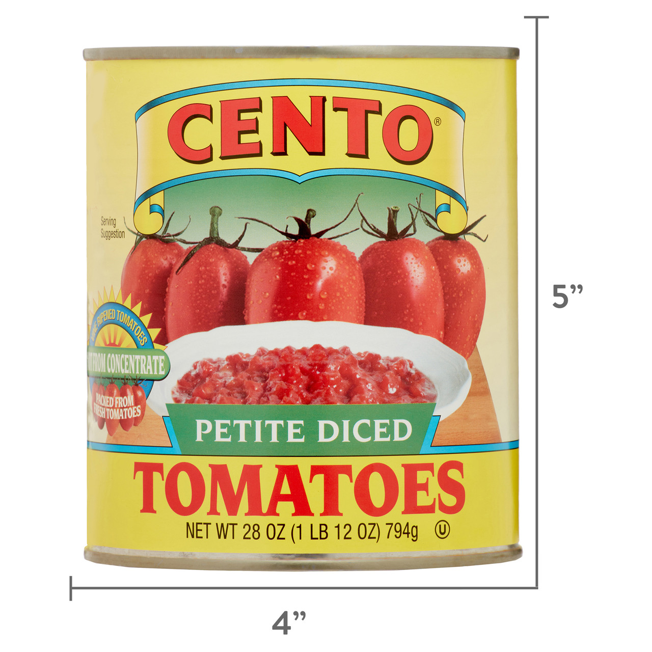 CENTO TOMATOES DICED ( 12 X 28 OZ ) - Image 4