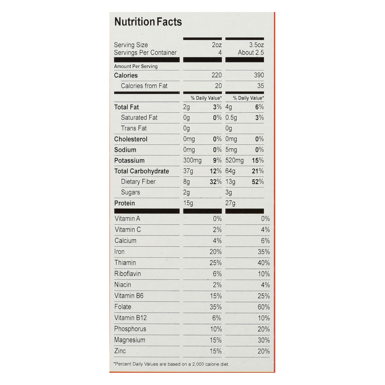 OG2 CHICKAPEA PSTA SHELL ( 6 X 8 OZ ) - Image 2