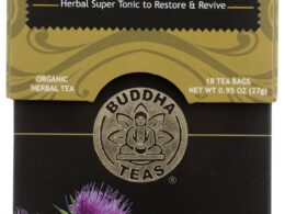 Buddha Teas Organic Milk Thistle Teas 18 Tea Bags (Pack of 6 Boxes)