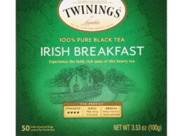 Twinings Irish Breakfast Black Tea 50 Tea Bags (Pack of 6 Boxes)