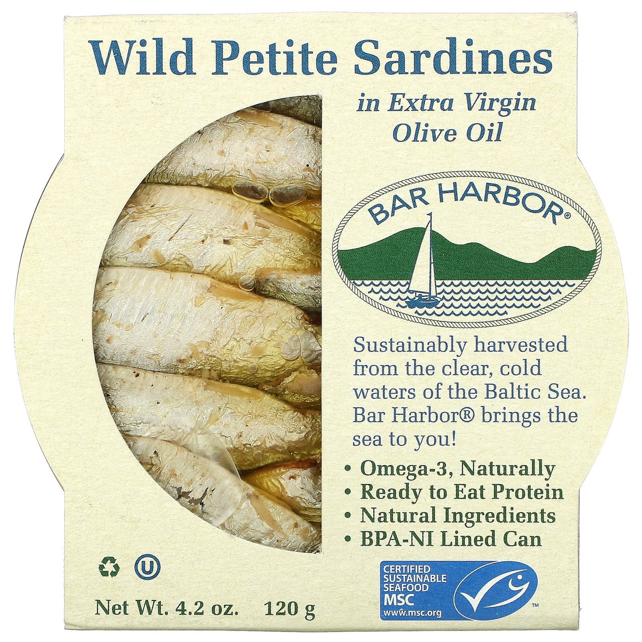 BHARBOR PEIT SARDS EVOO ( 12 X 4.2 OZ )
