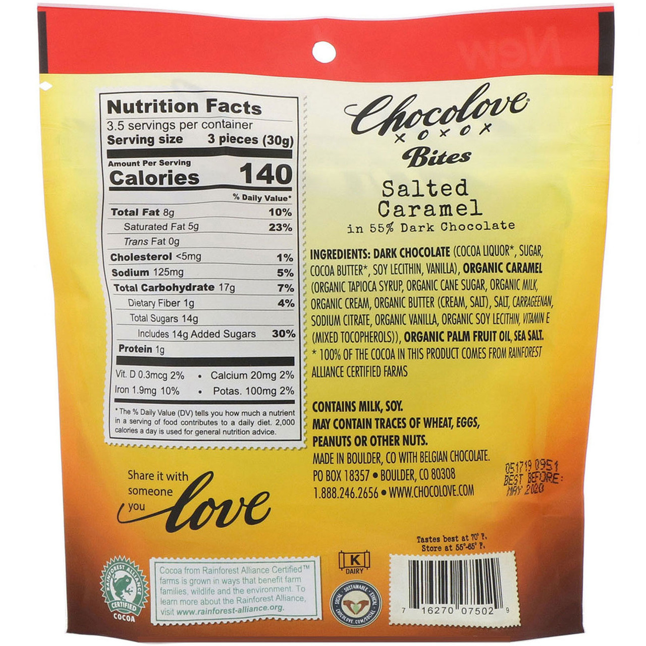 CH LOVE BITES SALT CRML ( 8 X 3.5 OZ ) - Image 2