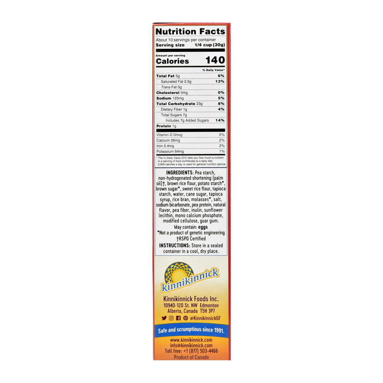 Kinnikinnick Foods Grah Style Creme GF (6x10.5OZ ) - Image 2