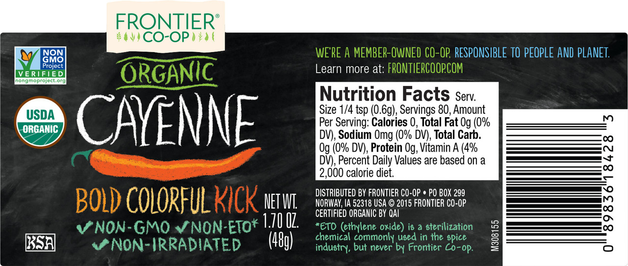 Frontier Herb Cayenne Ground (1x1.76 Oz) - Image 3