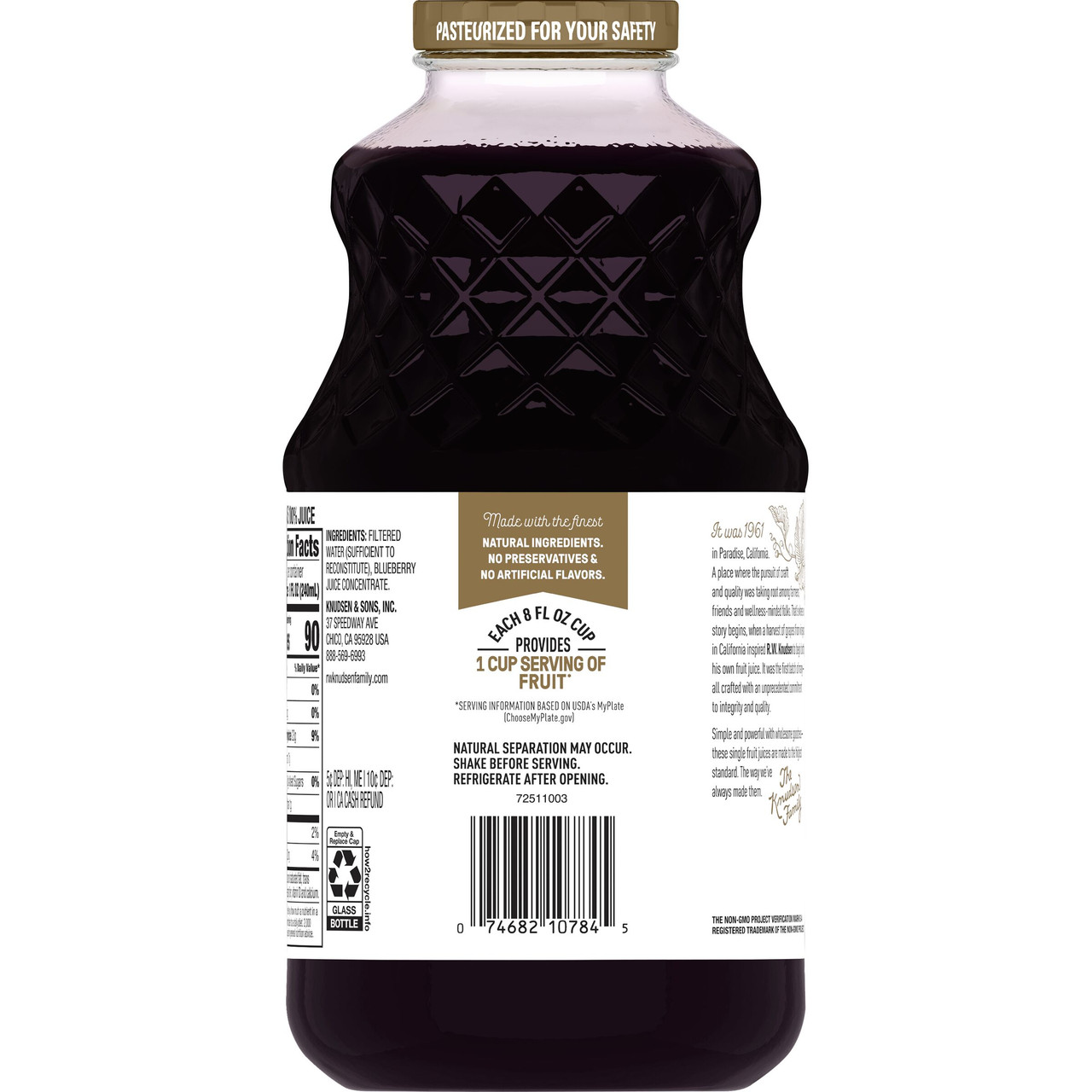 KNUD JCE JUST BLUEBERRY ( 6 X 32 OZ ) - Image 3