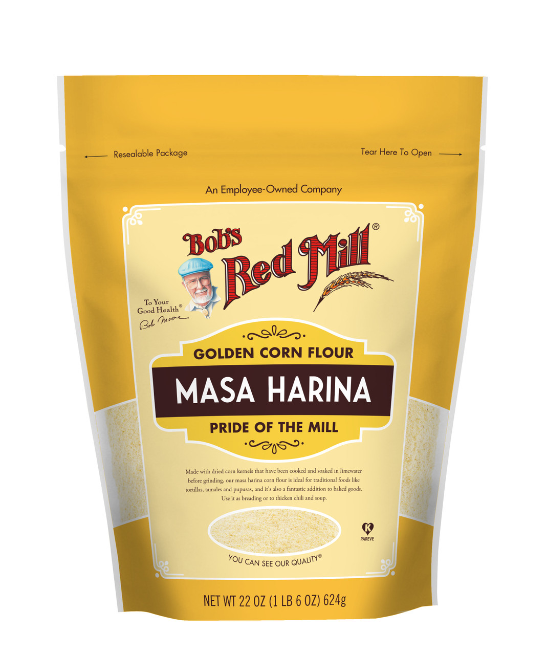 BOBS MASA GOLDEN CORN ( 4 X 22 OZ )