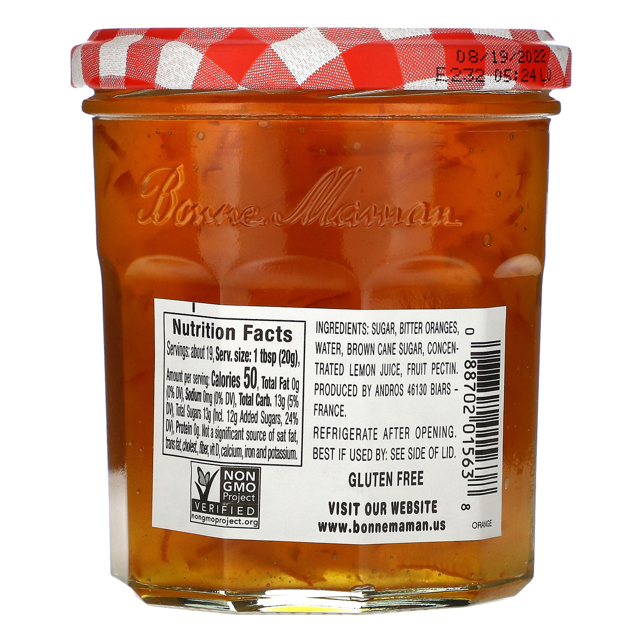 Bonne Maman Orange Marmalade Preserves (6x13Oz) - Image 2