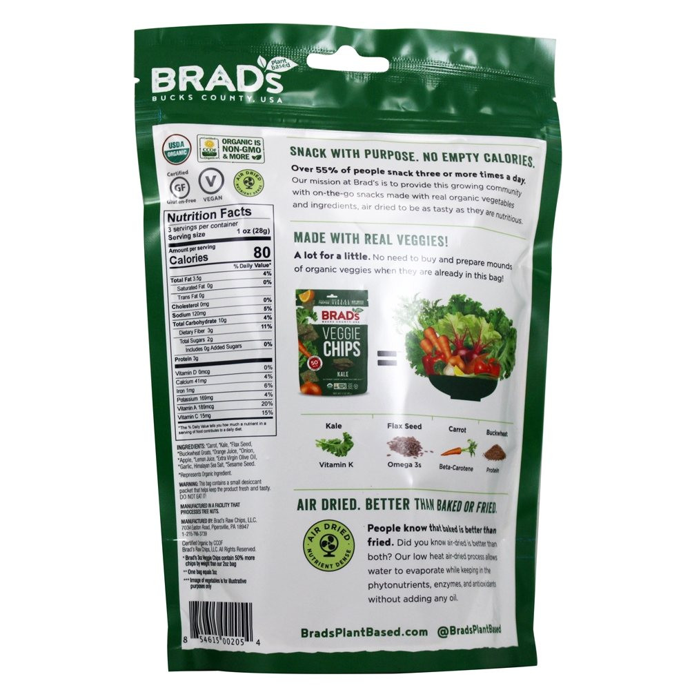 Brad's Raw Chips, Kale (12x3Oz) - Image 2