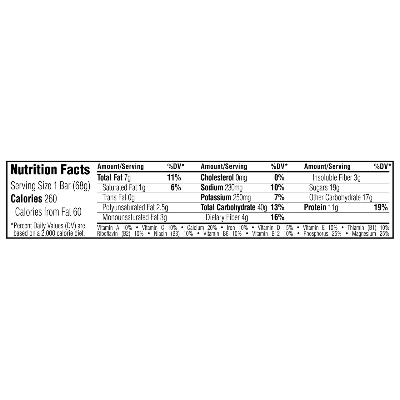 Clif Bar Crunch Peanut Butter Clif Bar Bar (12x2.4 Oz) - Image 6