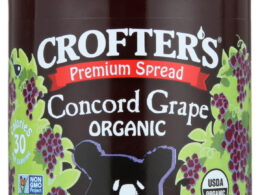 Crofters Organic Concord Grape Premium Fruit Spread (6x16.5Oz)