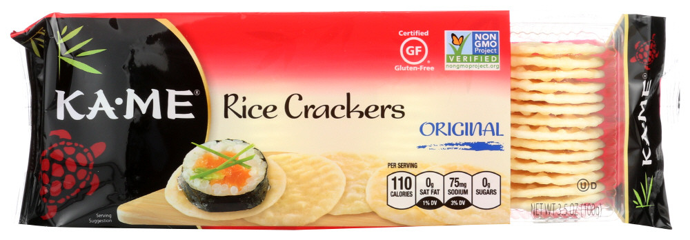 KA ME PLAIN RICE CRACKER ( 12 X 3.5 OZ )