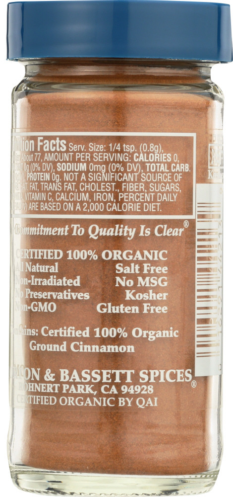 Morton & Bassett Organic Ground Cinnamon (3x2.2Oz) - Image 3