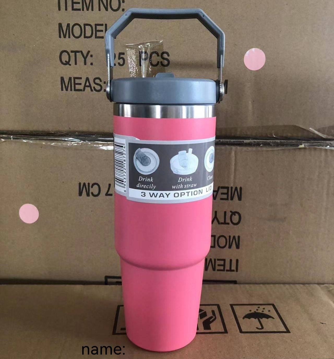 Stainless Steel Travel Coffee Tumbler – Insulated Car Cup with Cover (20/30 oz) - Image 17