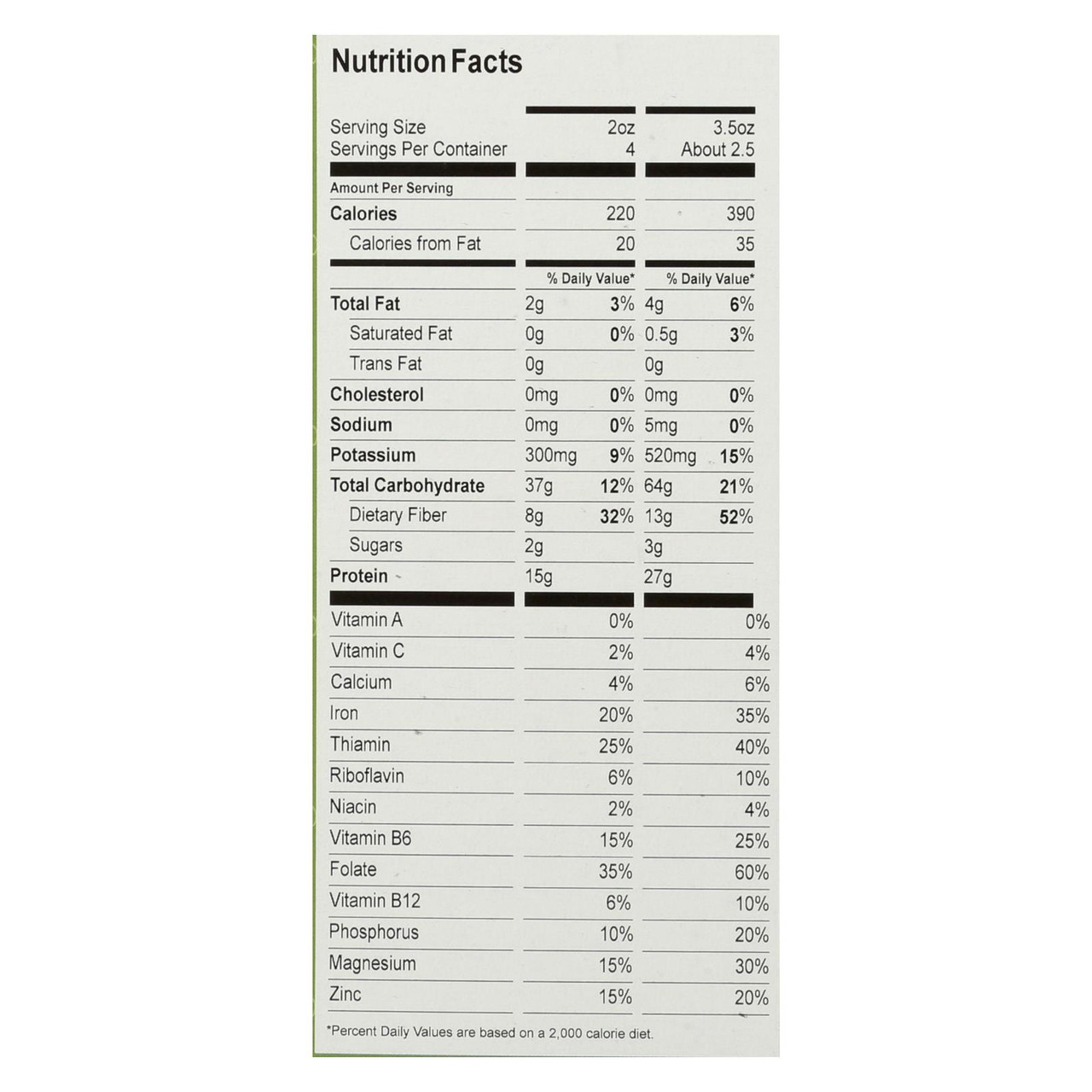 OG2 CHICKAPEA PSTA SPRAL ( 6 X 8 OZ ) - Image 2
