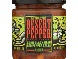 Desert Pepper Corn Black Bean Roasted Pepper Salsa (6x16 Oz)