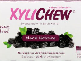 Xylichew Black Licorice, Display (24x12 PC)