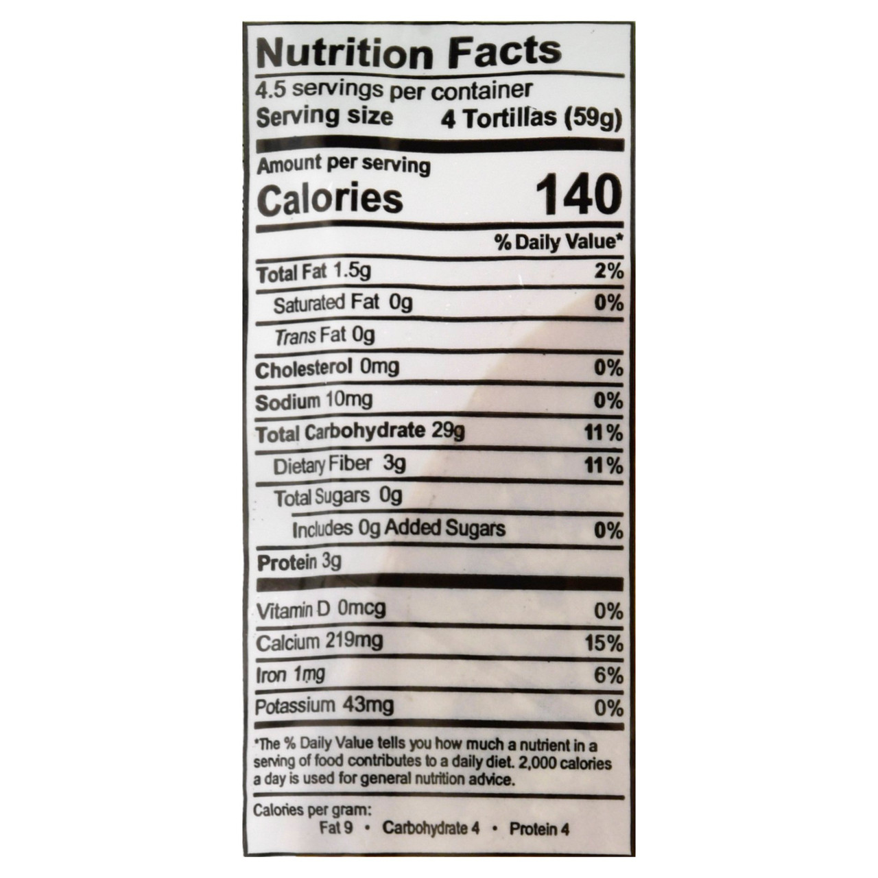 OG2 M.R CORN TORT 18 CT ( 18 X 9.37 OZ ) - Image 4