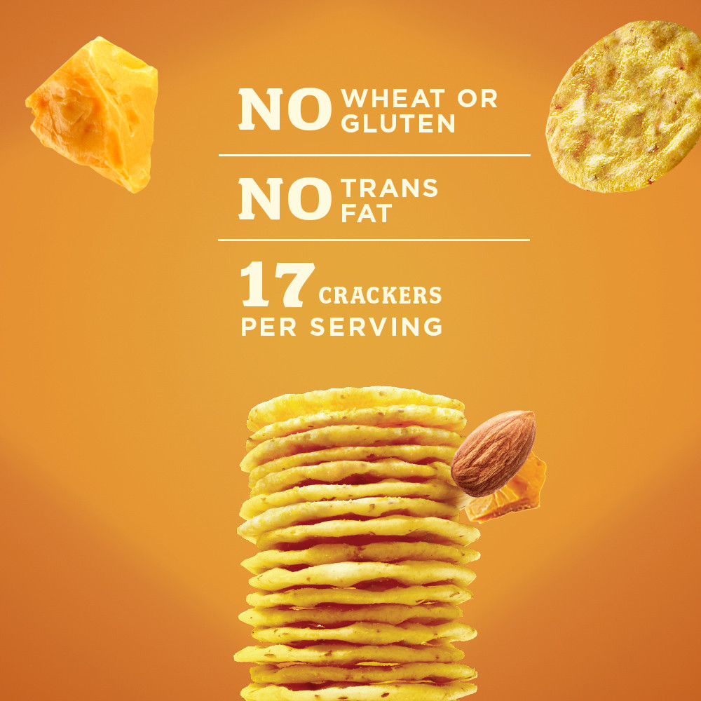 Blue Diamond Cheddar Cheese Thin Crackers (12x4.25 Oz) - Image 3