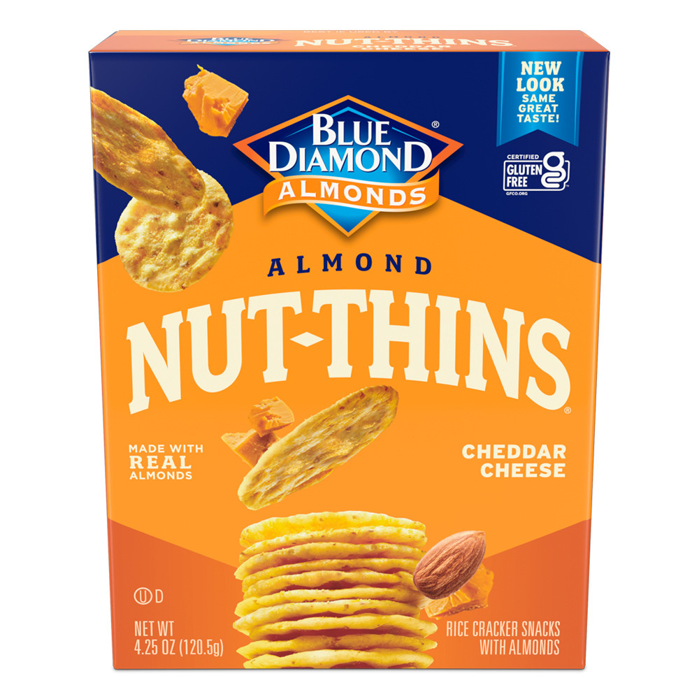 Blue Diamond Cheddar Cheese Thin Crackers (12x4.25 Oz)