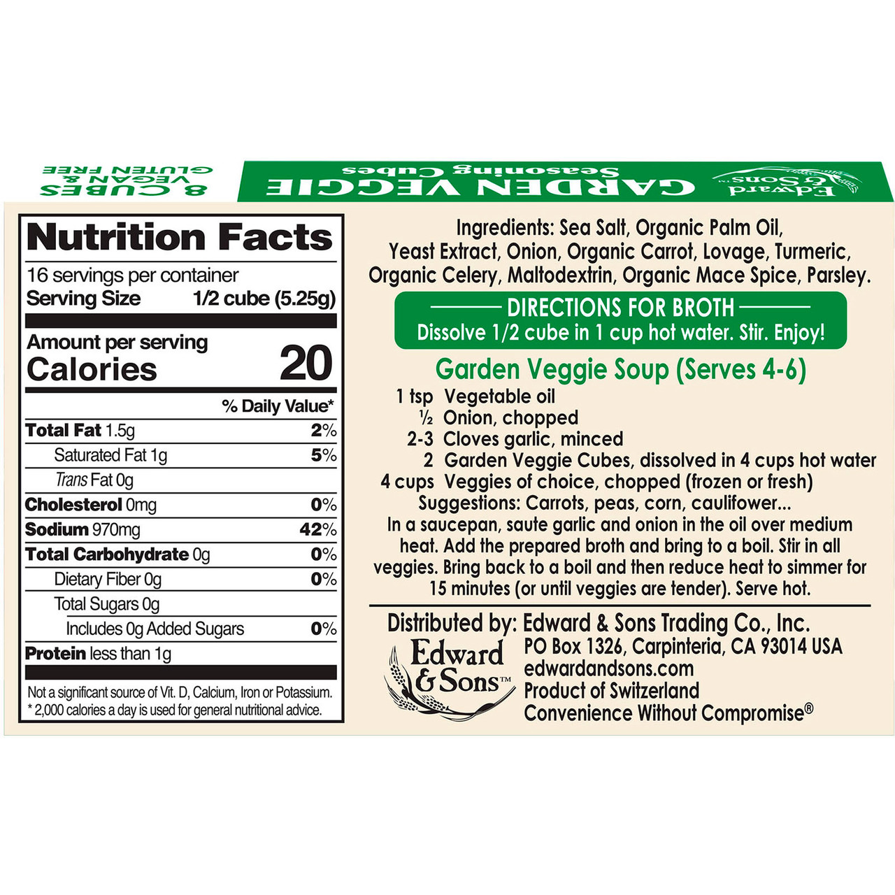 ES GRDN VEGGIE BOUILLON ( 12 X 2.9 OZ ) - Image 2