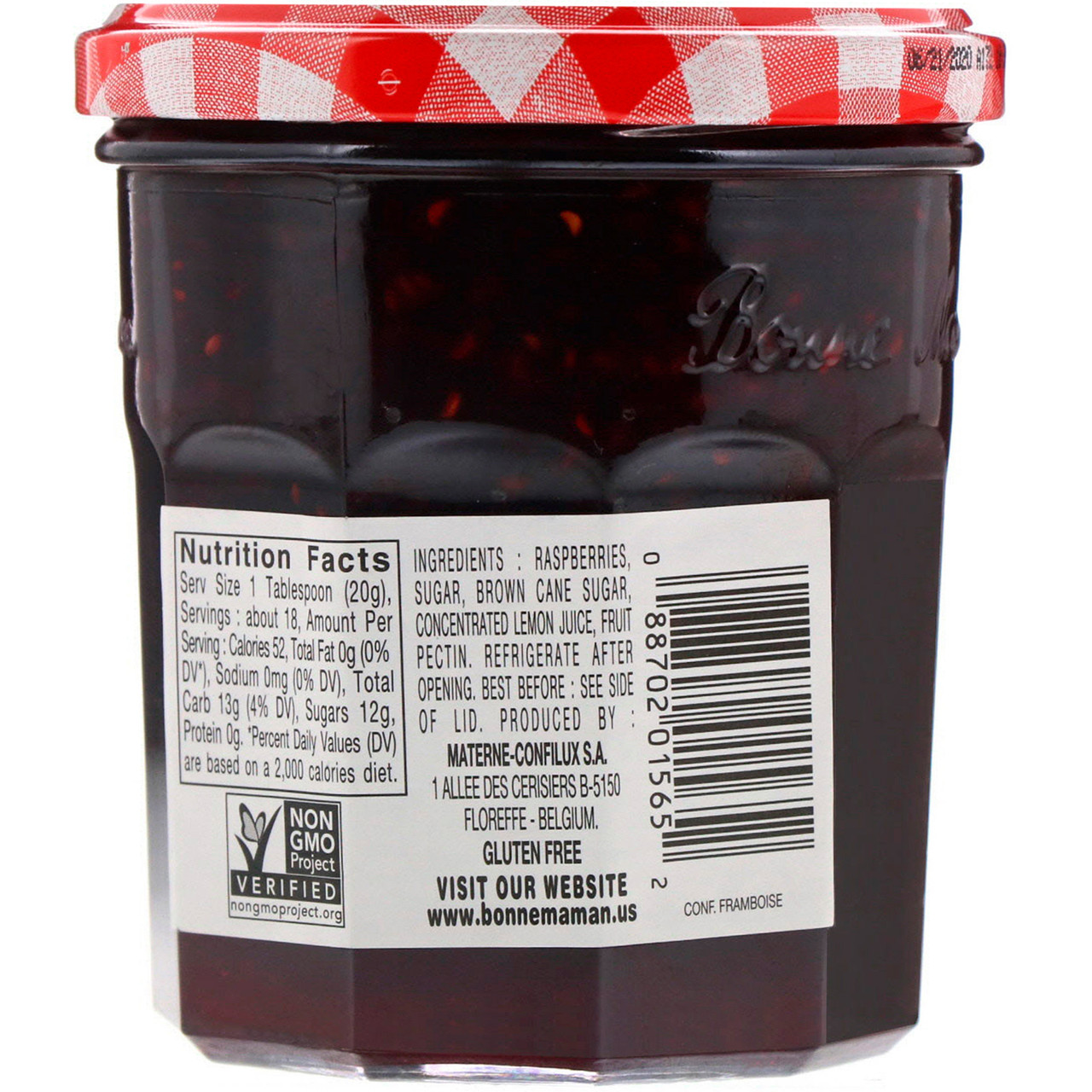 Bonne Maman Raspberry Preserves (6x13Oz) - Image 2