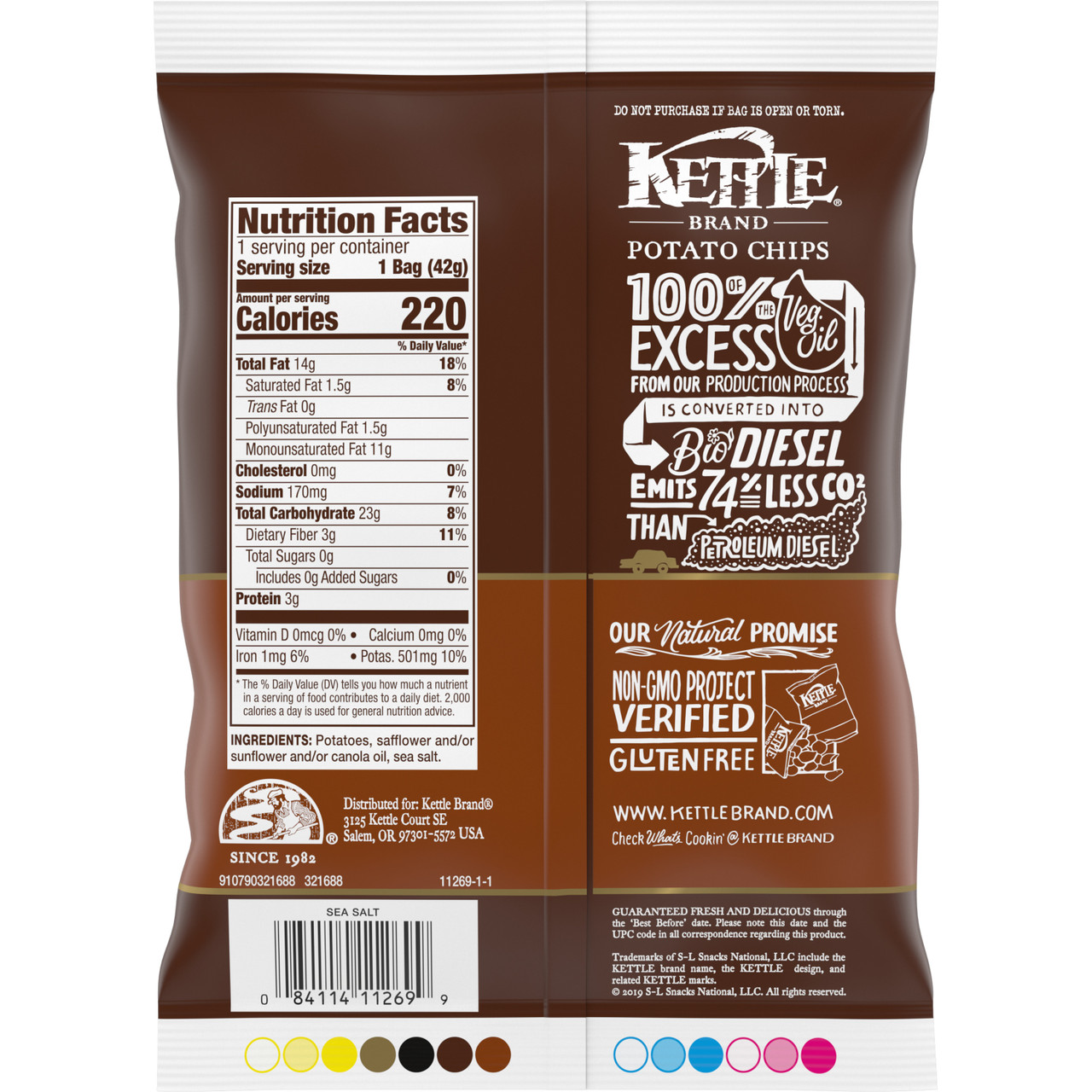 KETTLE CHIPS SEA SALTED ( 24 X 1.5 OZ ) - Image 6