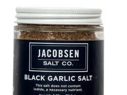 JACOBSEN BLK GARLIC SALT ( 12 X 2.5 OZ   )