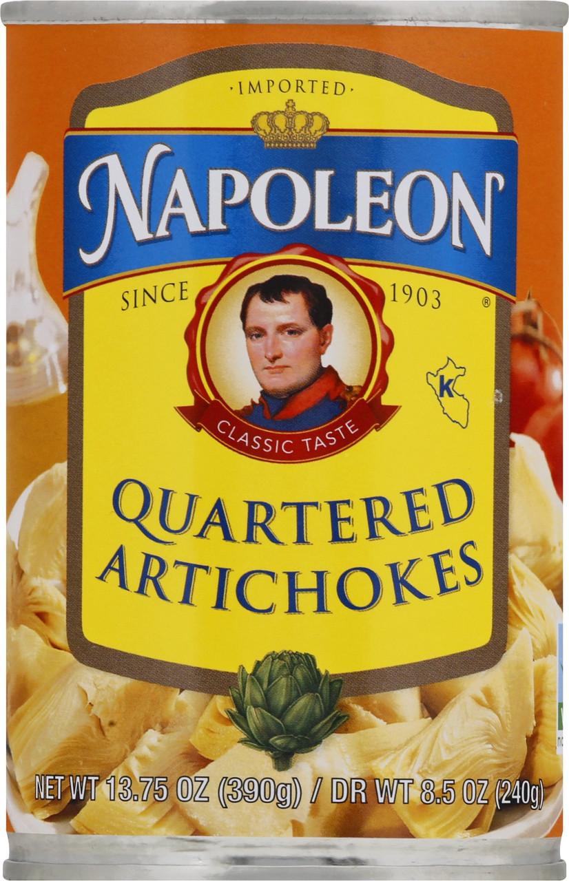 Napoleon Quartered Artichoke Hearts (12x13.75Oz) - Image 2