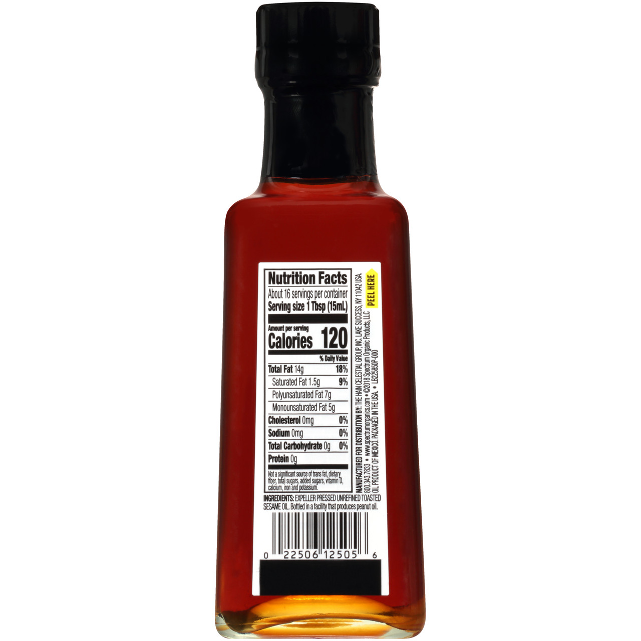 Spectrum Naturals Toasted Unrefined Sesame Oil (6x8 Oz) - Image 2