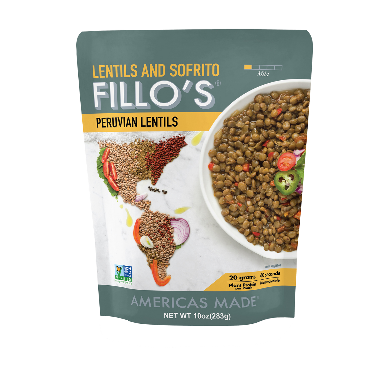FILLOS PRUVIAN LENTIL BN ( 6 X 10 OZ )