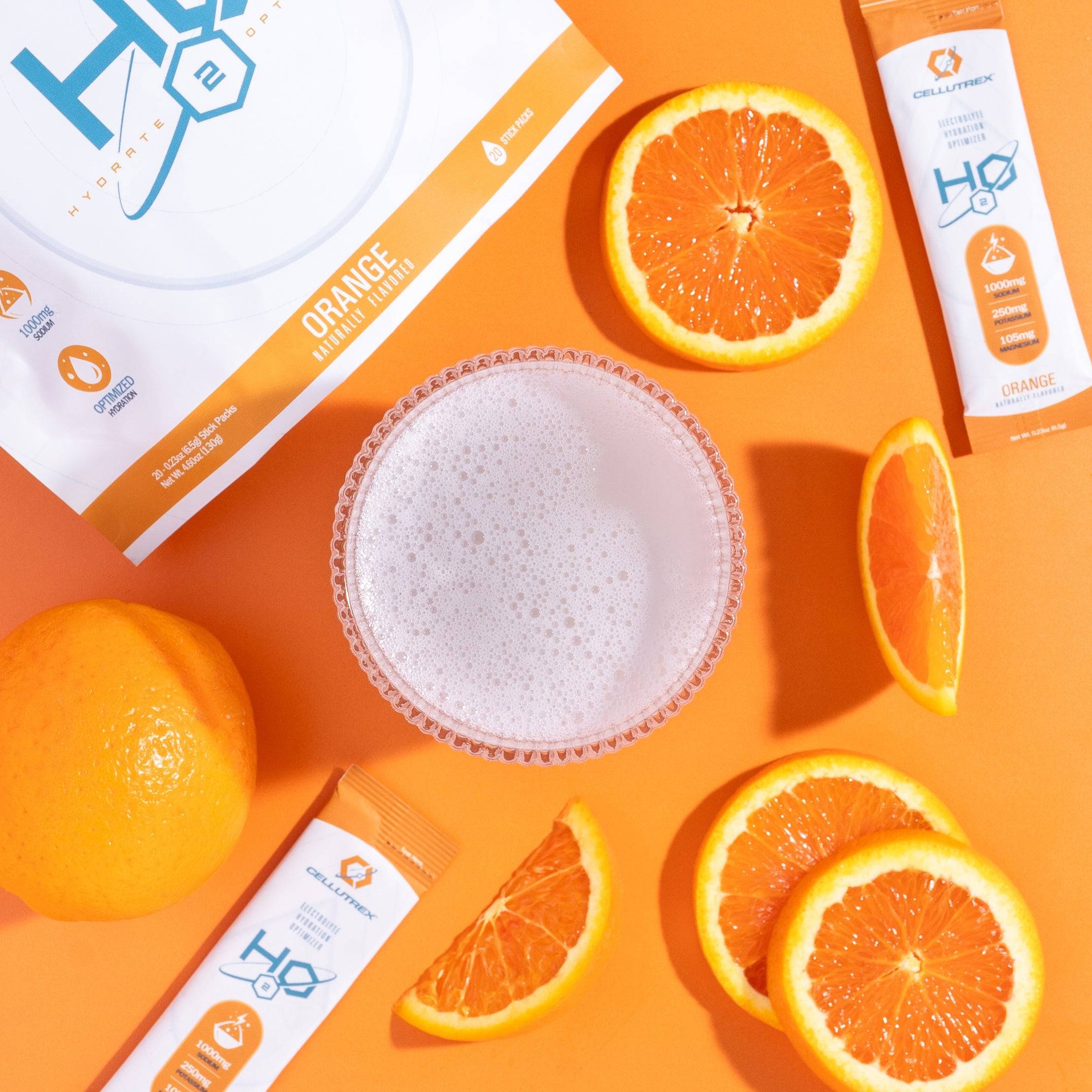 H2O ELECTROLYTES™ - Orange | Zero Sugar Electrolyte Powder - Image 3