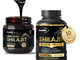 BeepWell Shilajit Resin + Capsules Combo – Himalayan Resin (80 Servings) + Capsules with Ashwagandha & Sea Moss (60 Count)