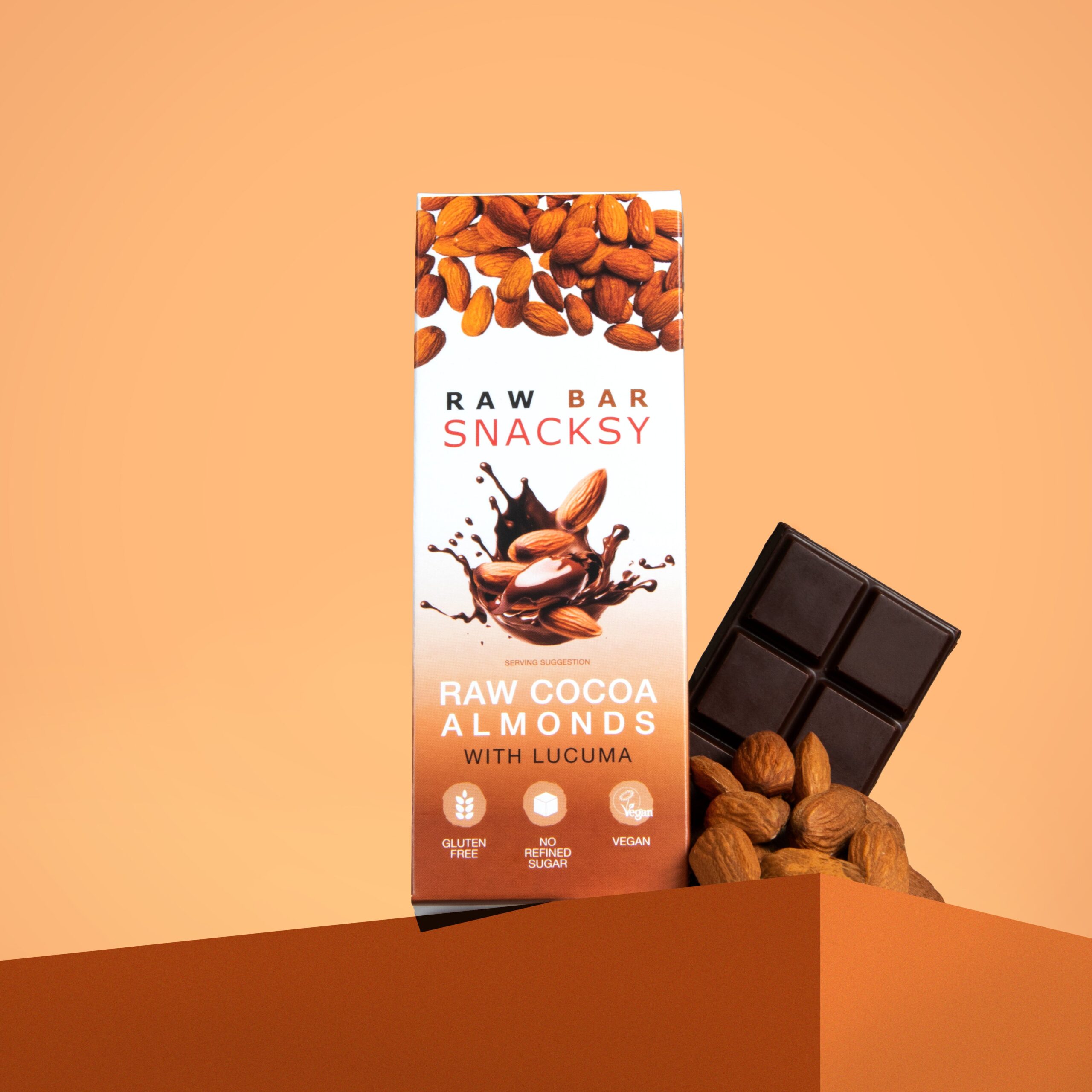 Raw Chocolate Almonds with Lucuma - Image 2