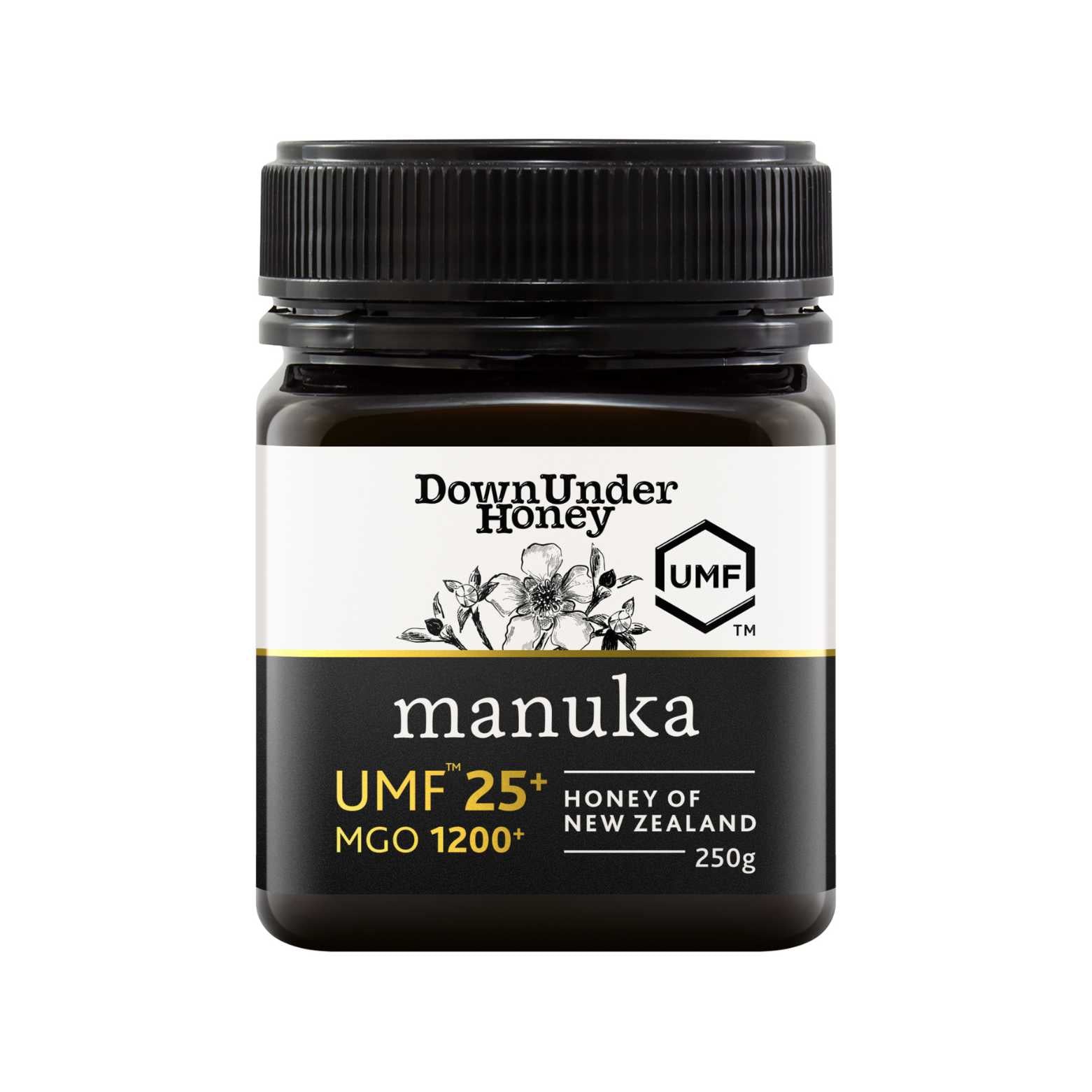 UMF 25+ Mānuka Honey (MGO 1200+) 250g