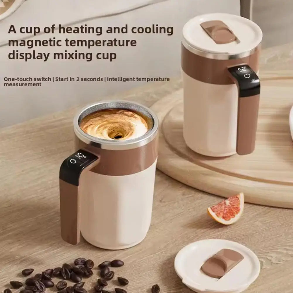Automatic Stirring Mug - Stainless Steel Drinkware - Image 5